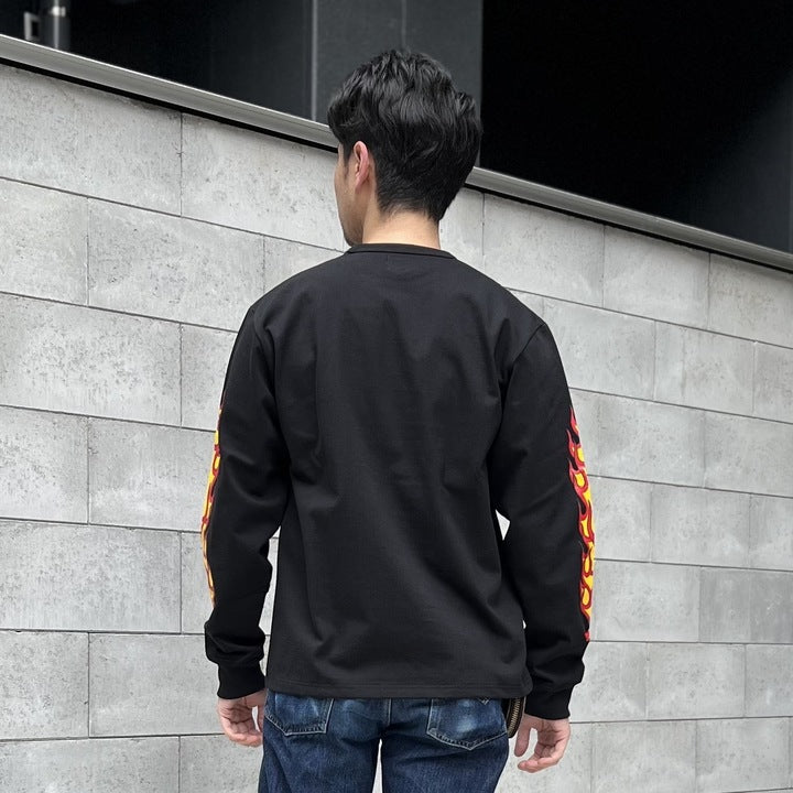 Flame Sleeve Tee【AB11207】