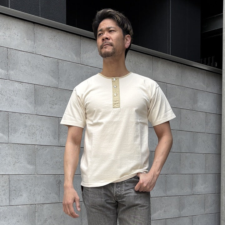 The 2 Monkeys Classic Henley Shirt【TM12244】