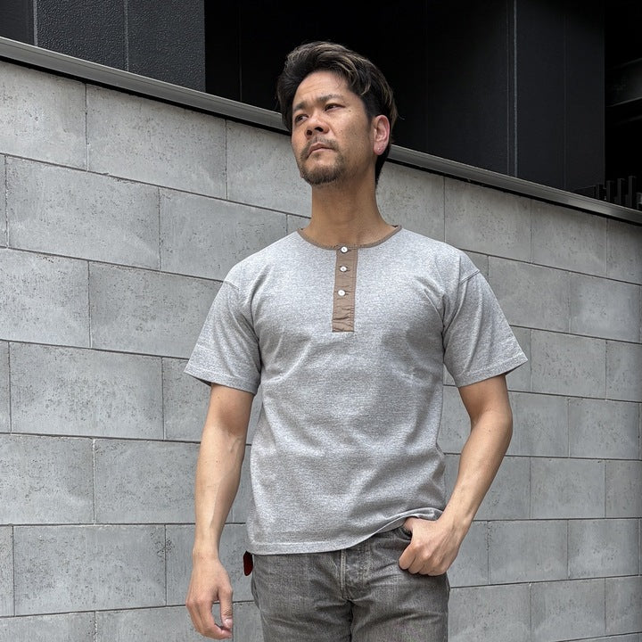 The 2 Monkeys Classic Henley Shirt【TM12244】
