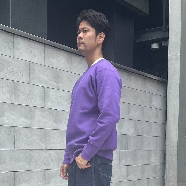 Warmup Reverse Weave Crew Neck Sweat【AB12241】