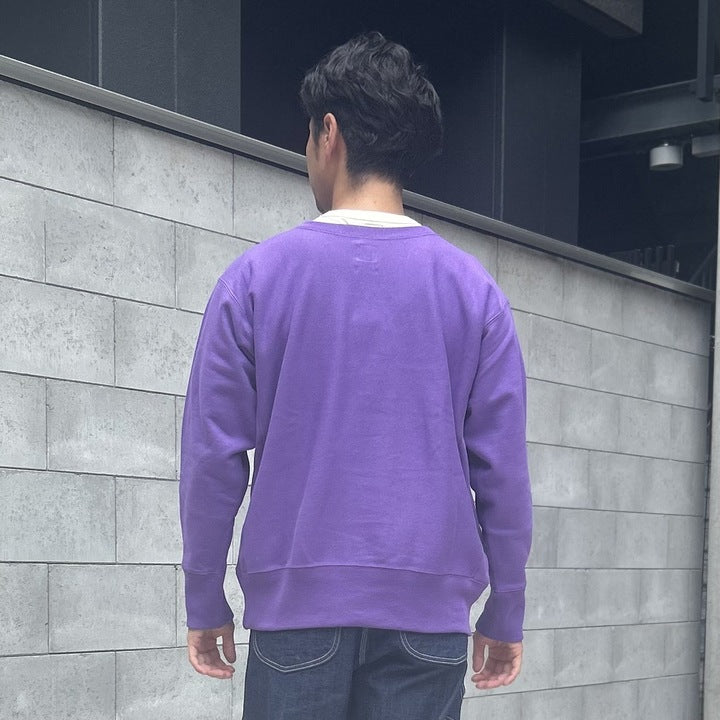 Warmup Reverse Weave Crew Neck Sweat【AB12241】