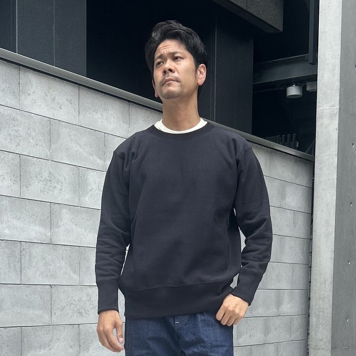 Warmup Reverse Weave Crew Neck Sweat【AB12241】