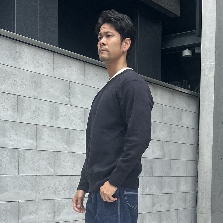 Warmup Reverse Weave Crew Neck Sweat【AB12241】