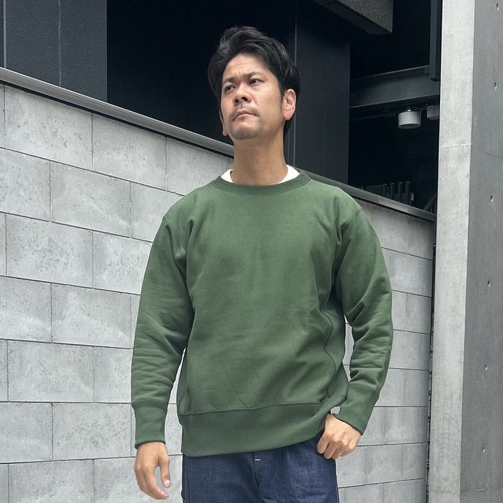 Warmup Reverse Weave Crew Neck Sweat【AB12241】
