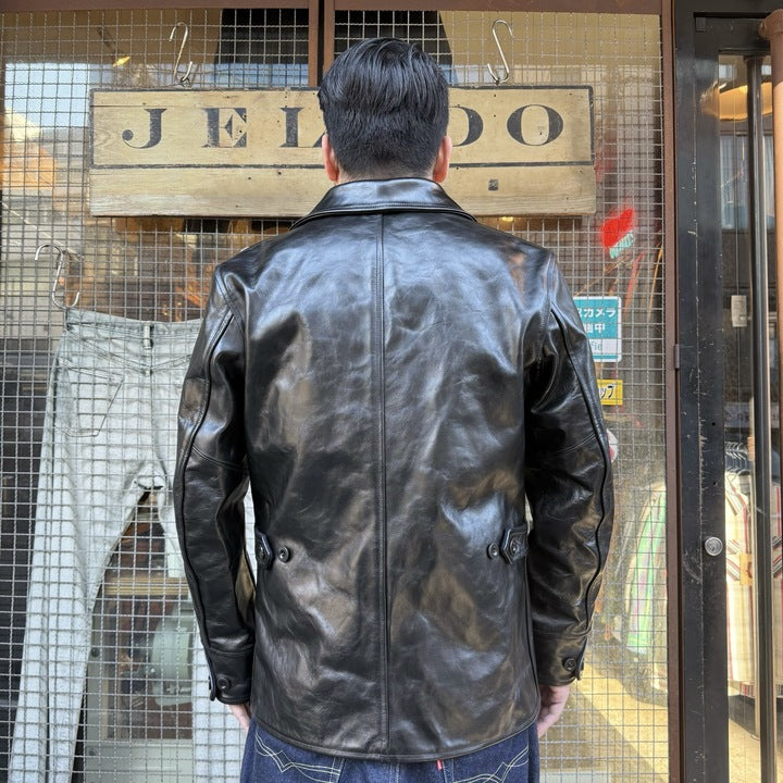 COLIMBO STOCKMANS' LEATHER COAT -30's Style Leather Work Coat- Horse Hide【ZZ-0132】