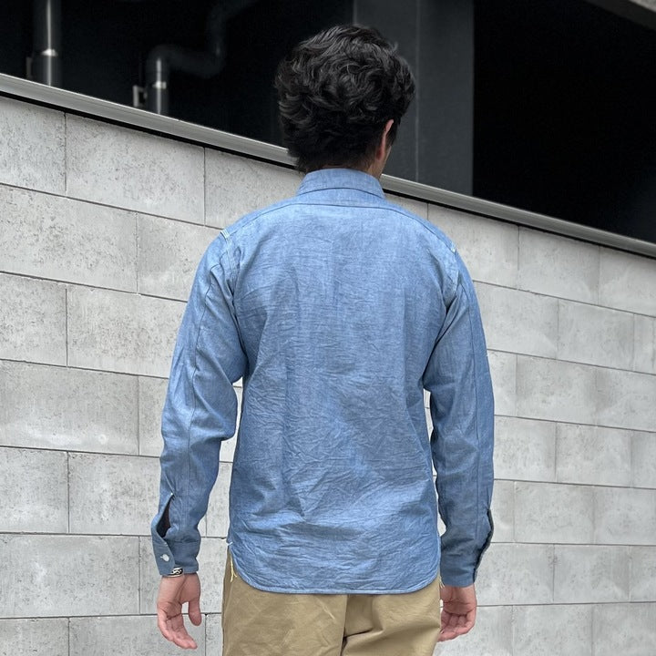 JELADO Smoker Shirt Indigo Chambray【JP94112】