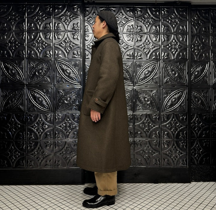 The 2 Monkeys Long-A Wool Over Coat【TM03434】