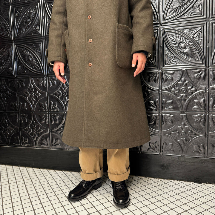 The 2 Monkeys Long-A Wool Over Coat【TM03434】