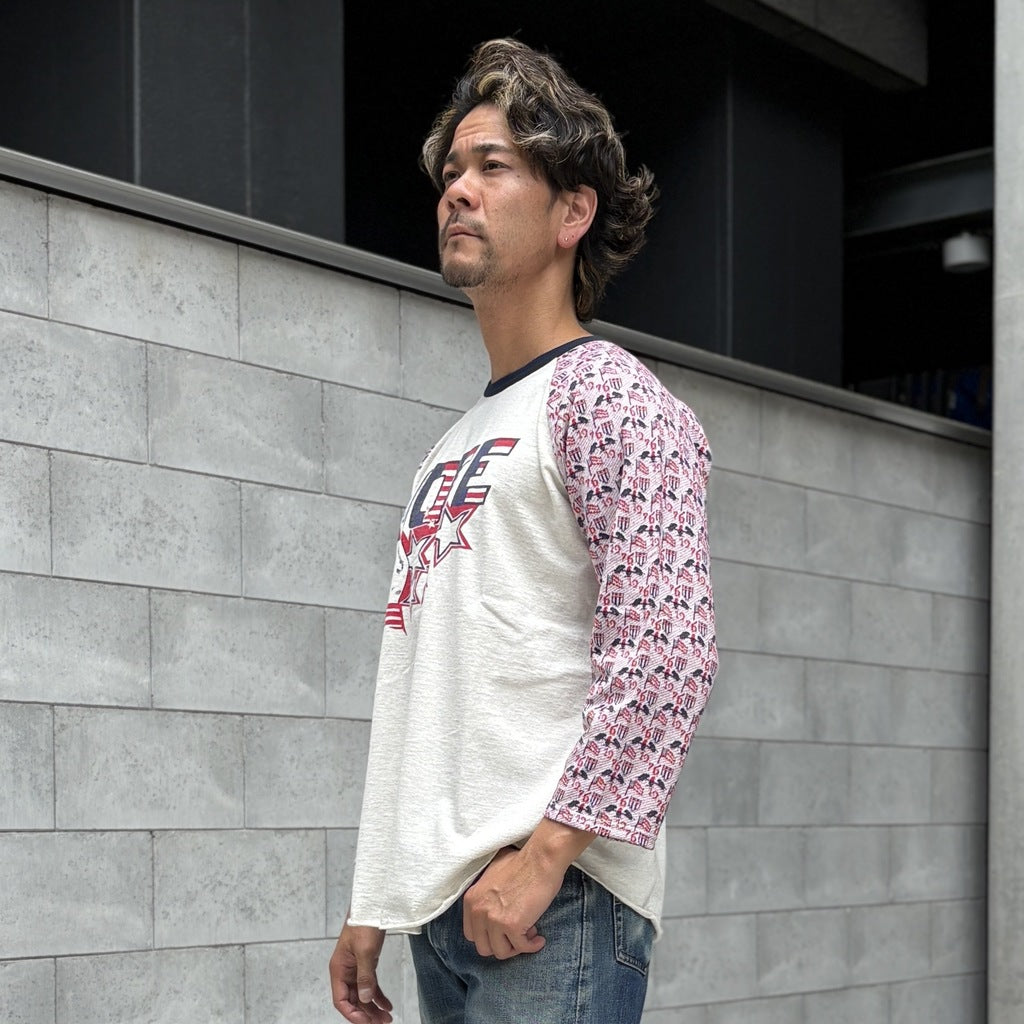 Raglan Tee VOTE Print【AB23212】