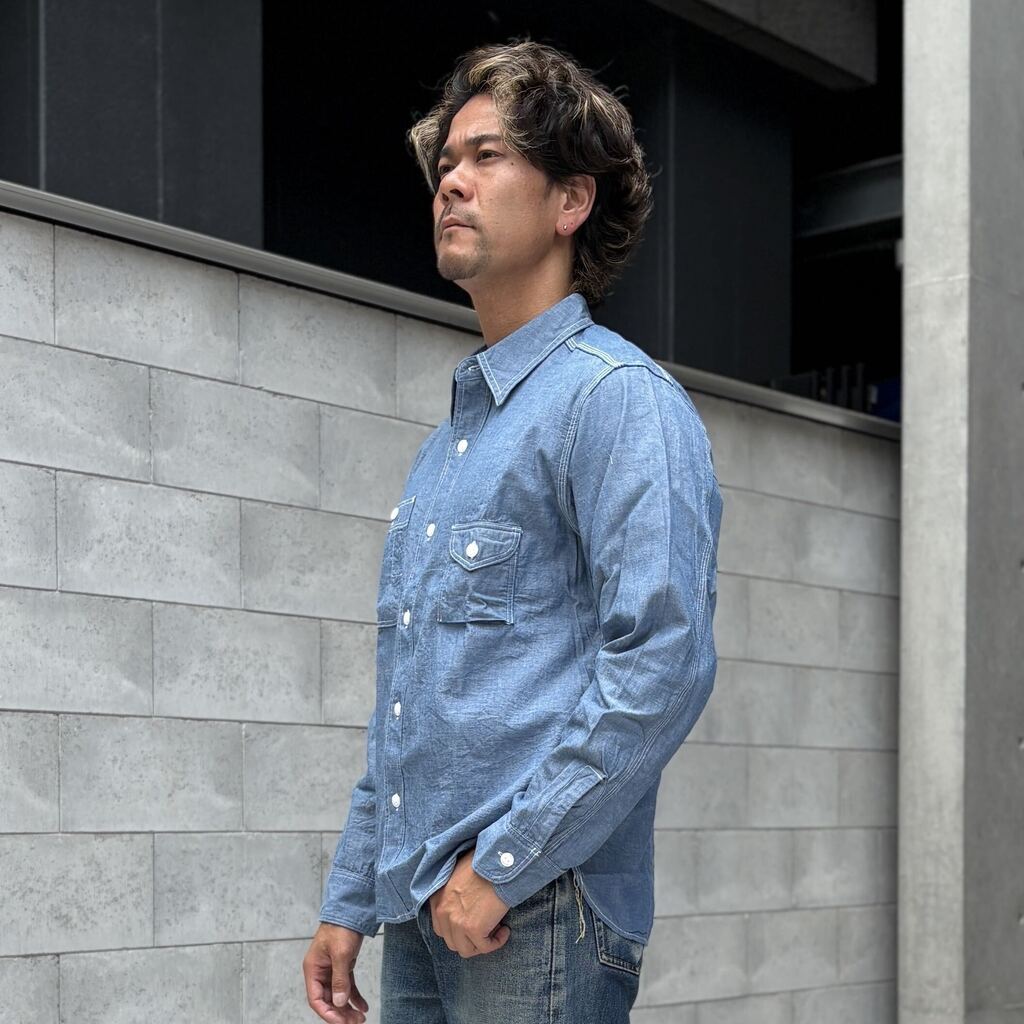 JELADO Smoker Shirt Indigo Chambray【JP94122】