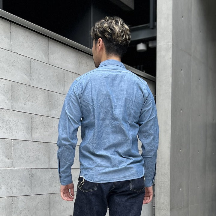 JELADO Smoker Shirt Indigo Chambray【JP94112】