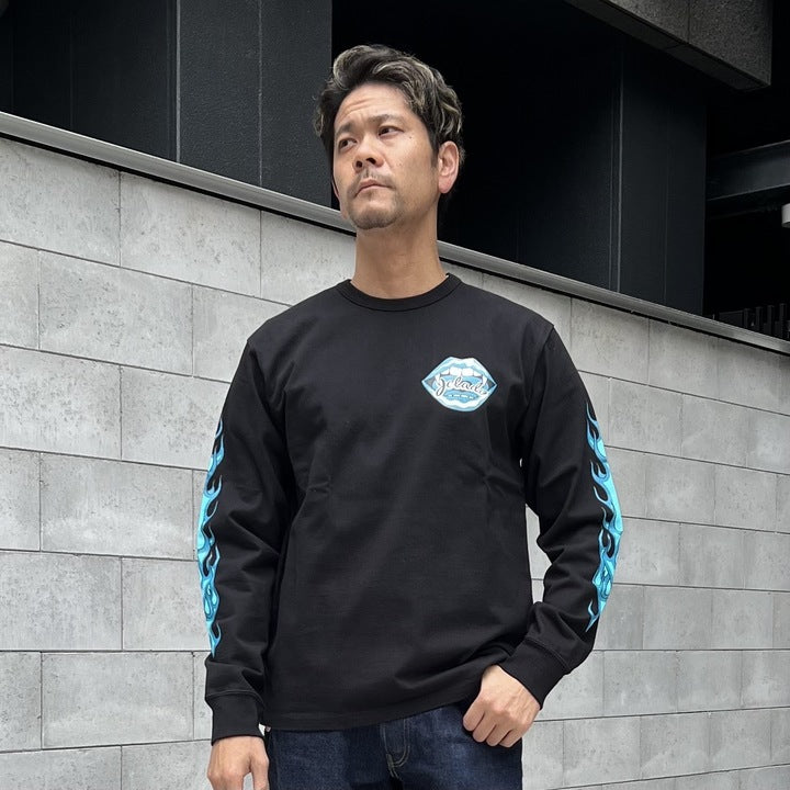 Flame Sleeve Tee【AB13233】