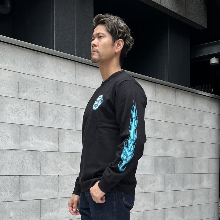 Flame Sleeve Tee【AB13233】