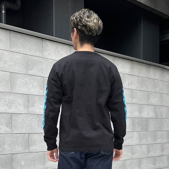 Flame Sleeve Tee【AB13233】