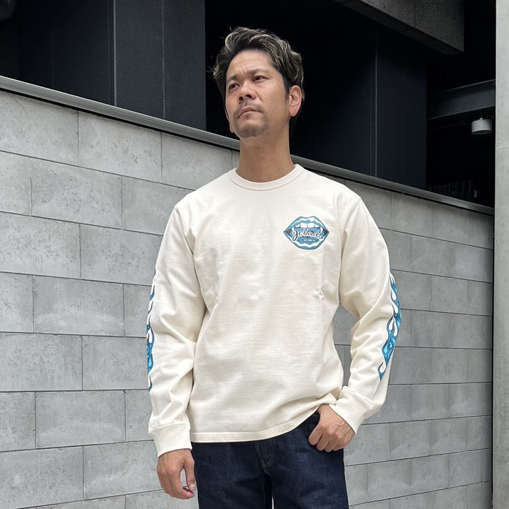 Flame Sleeve Tee【AB13233】