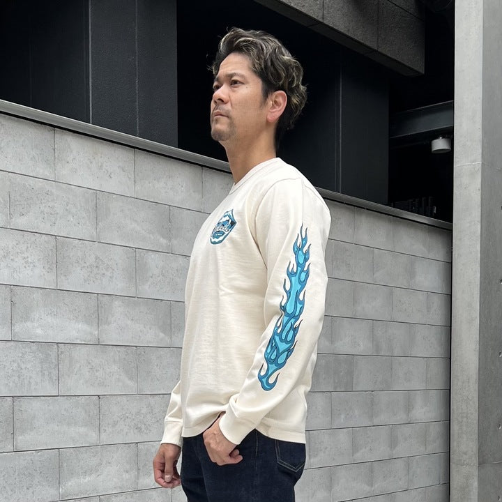 Flame Sleeve Tee【AB13233】