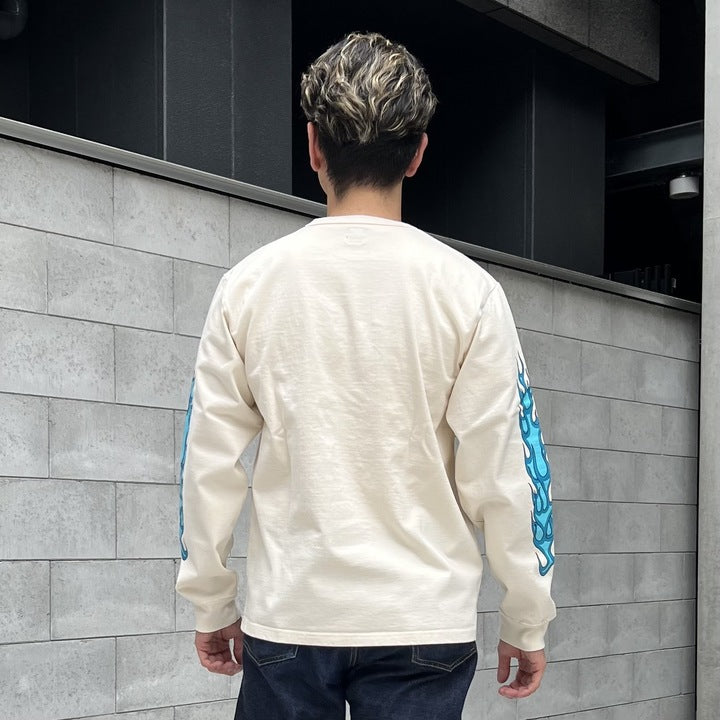Flame Sleeve Tee【AB13233】