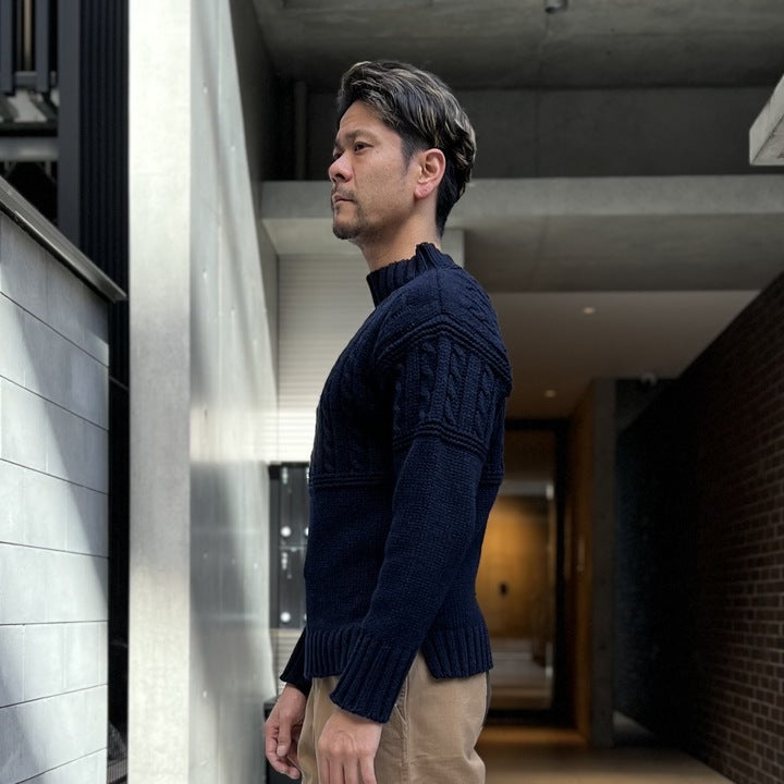 The 2 Monkeys Old Style Guernsey Sweater【TM13853】