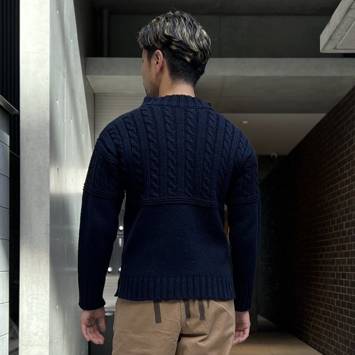 The 2 Monkeys Old Style Guernsey Sweater【TM13853】