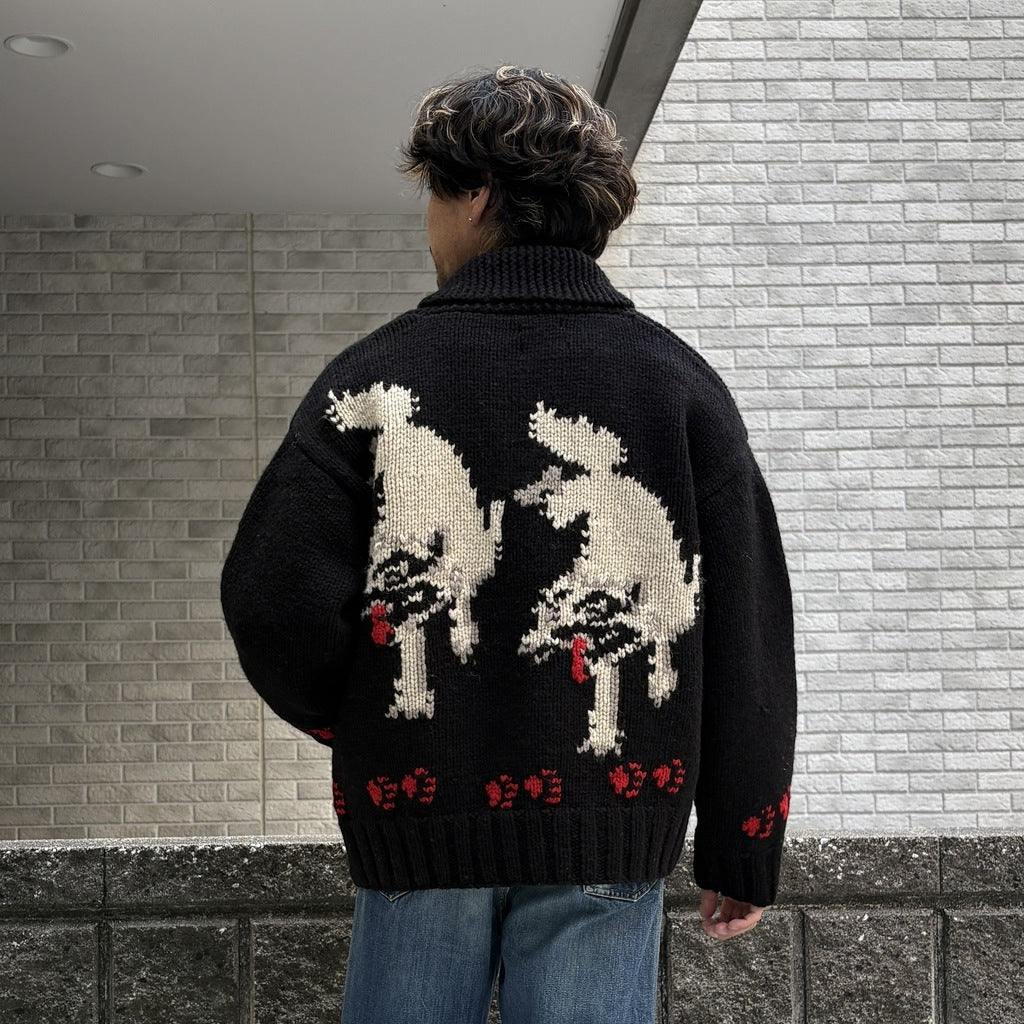 Cowichan Style Sweater WOLF【JP23806】