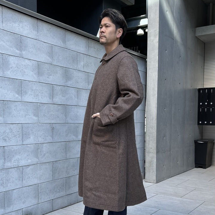 The 2 Monkeys Long-A Wool Over Coat【TM13454】
