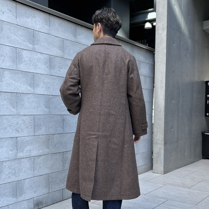 The 2 Monkeys Long-A Wool Over Coat【TM13454】