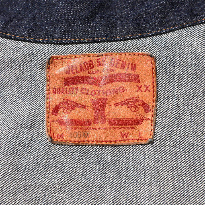 JELADO 55 Denim Jacket (55 Denim Jacket) 406XX Big Size [JP94406DD]