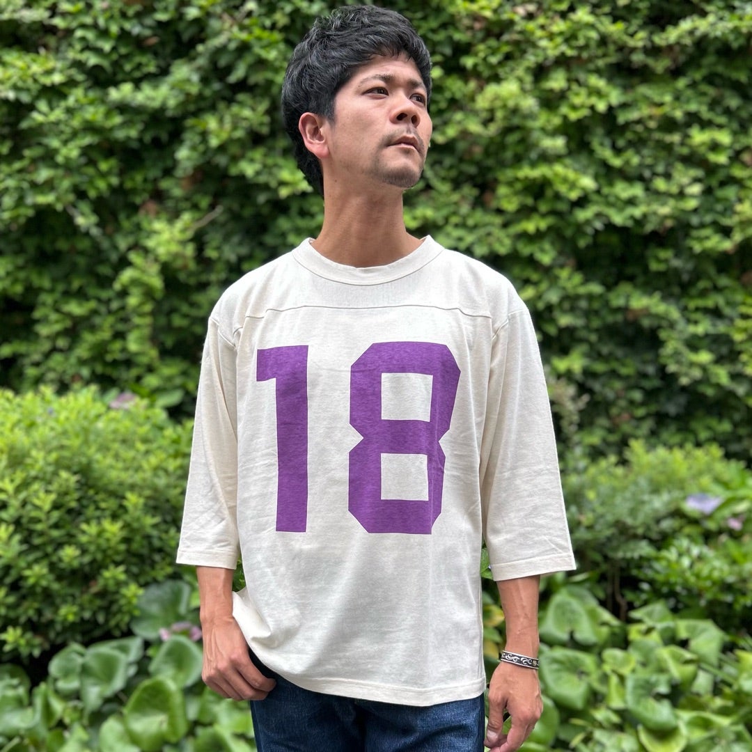 JELADO ラフィー天竺 No.18 Football Tee【AB82253】