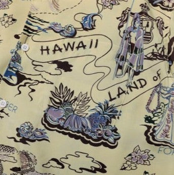Kona Bay Hawaii LAND OF ALOHA  Yellow【BK-UA1901YE】