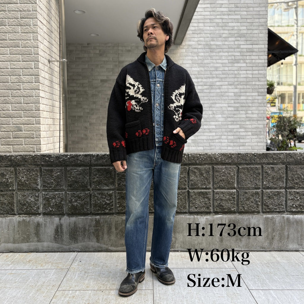 Cowichan Style Sweater WOLF【JP23806】