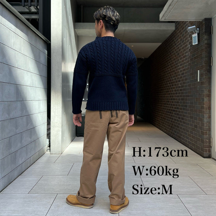 The 2 Monkeys Old Style Guernsey Sweater【TM13853】