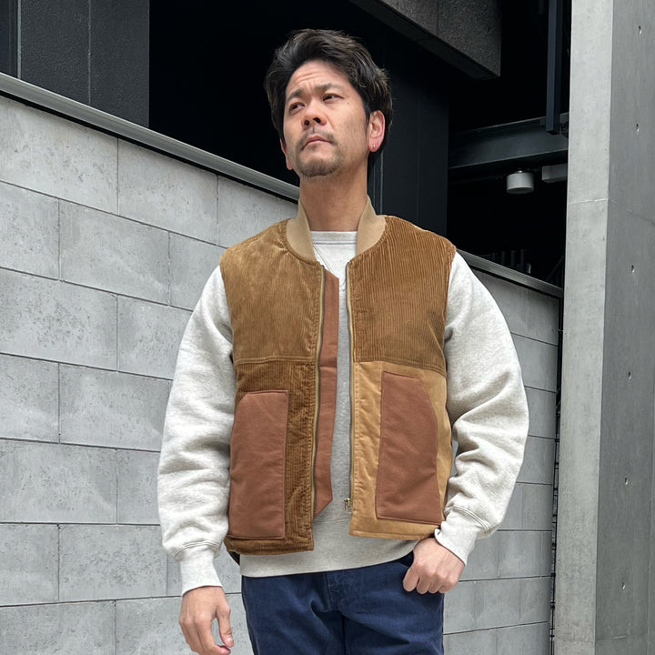 Padded Vest Beige【JDG23539】