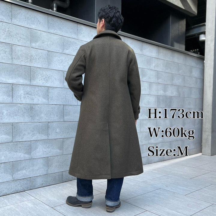 The 2 Monkeys Long-A Wool Over Coat【TM03434】