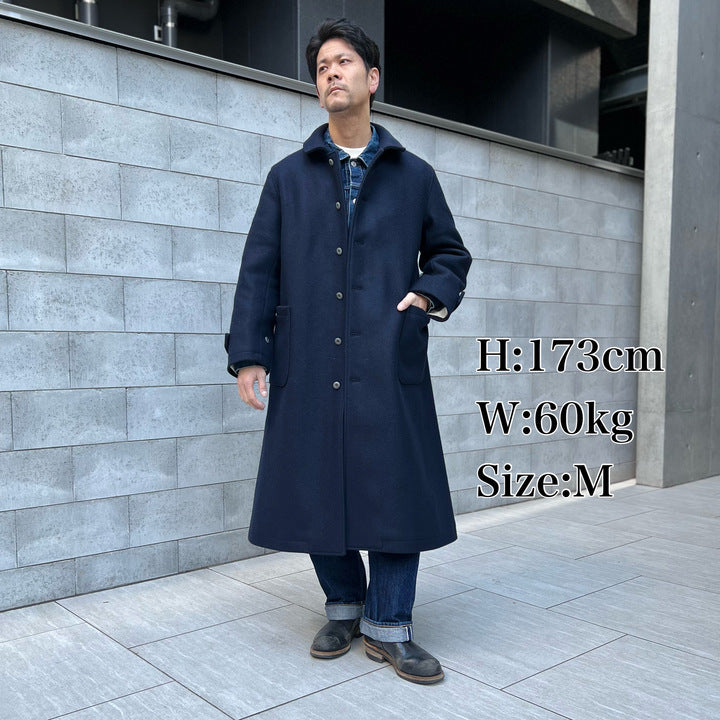 The 2 Monkeys Long-A Wool Over Coat【TM03434】