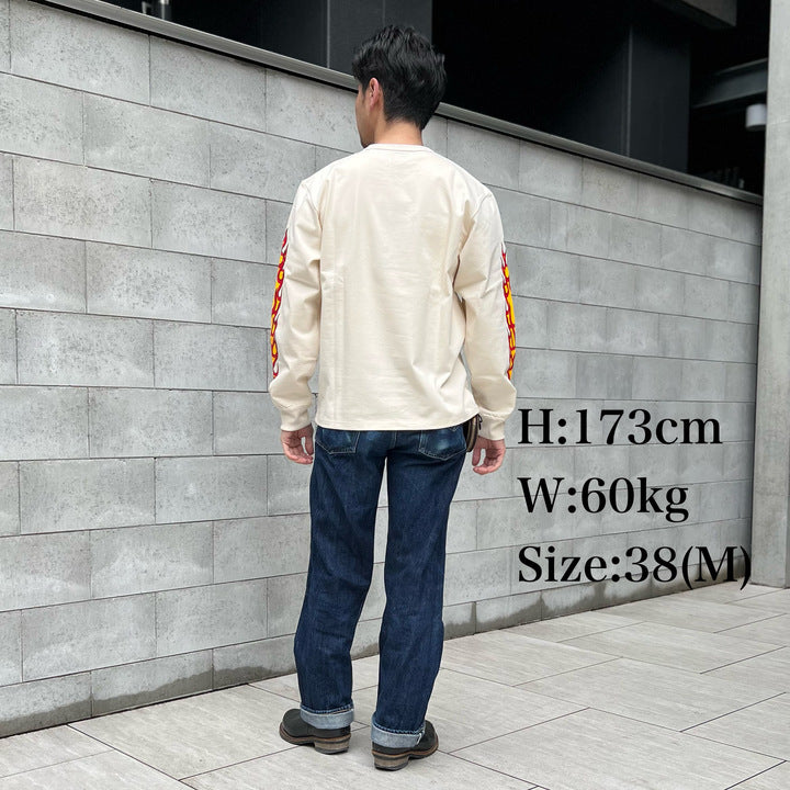 Flame Sleeve Tee【AB11207】