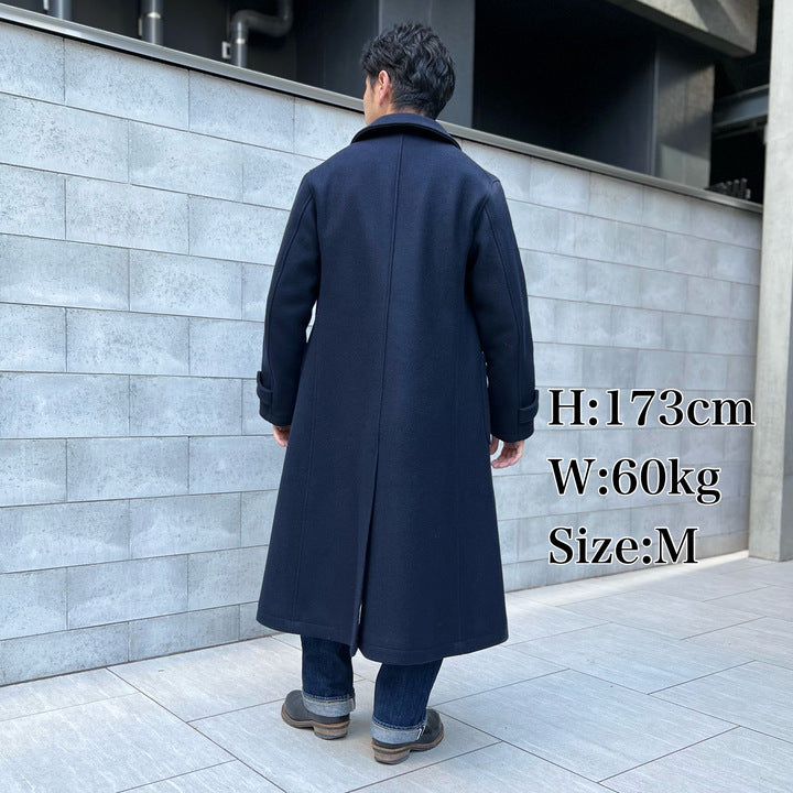 The 2 Monkeys Long-A Wool Over Coat【TM03434】