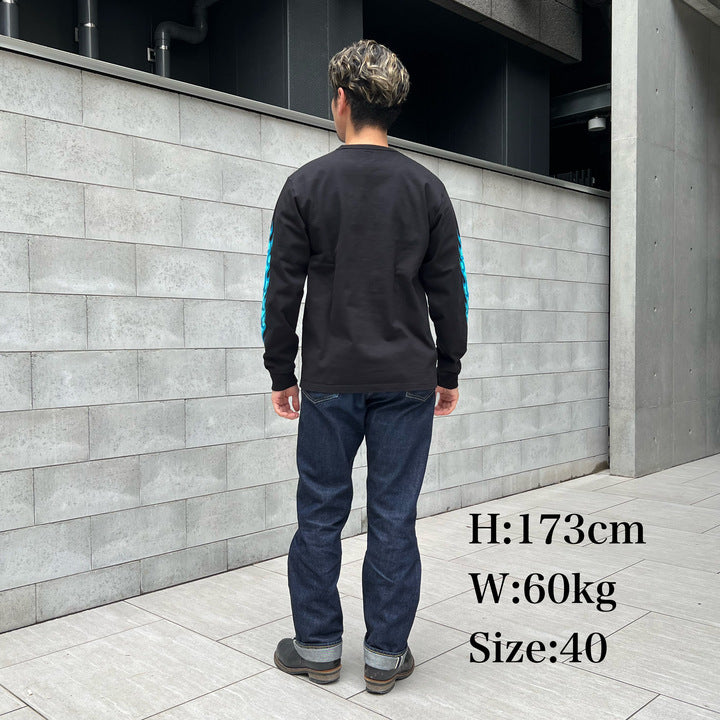 Flame Sleeve Tee【AB13233】