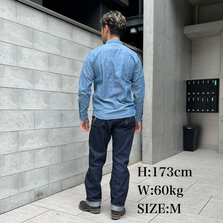 JELADO Smoker Shirt Indigo Chambray【JP94112】