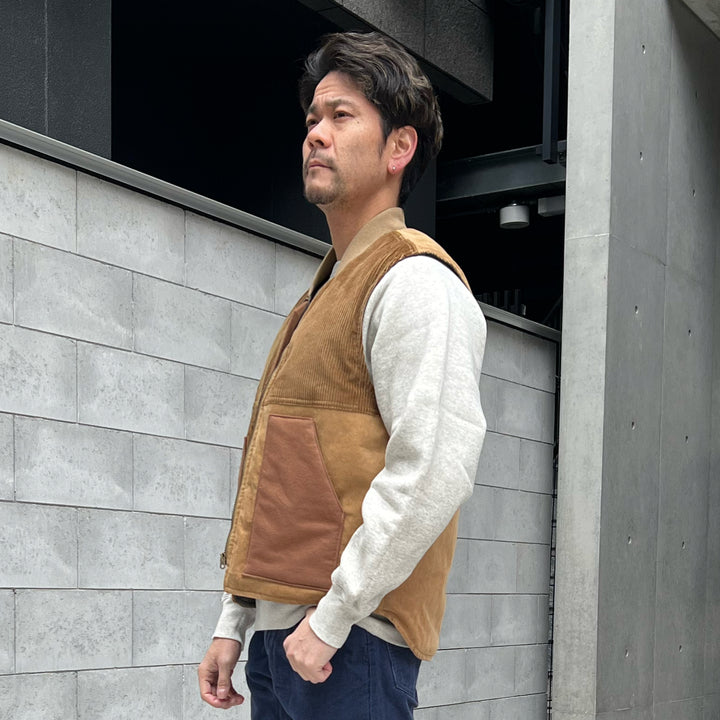 Padded Vest Beige【JDG23539】