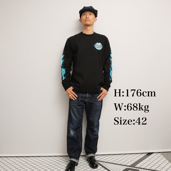 Flame Sleeve Tee【AB13233】