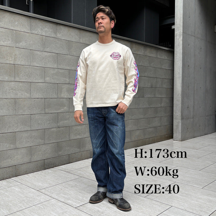 Flame Sleeve Tee【AB21234】 – JELADO