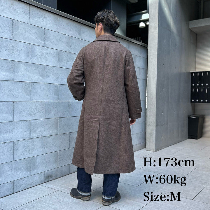 The 2 Monkeys Long-A Wool Over Coat【TM13454】