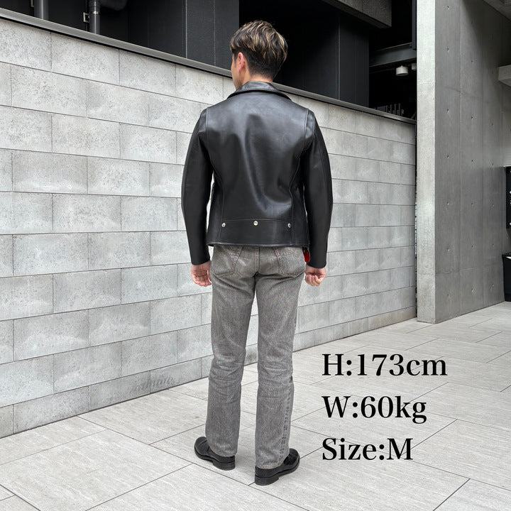 JELADO Rebel Jacket Horse Hide Semi Aniline Finish Black【SG71428】