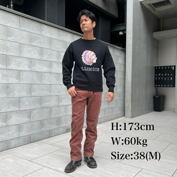 ILLINOIS Flocky Pt Sweat【AB12201】