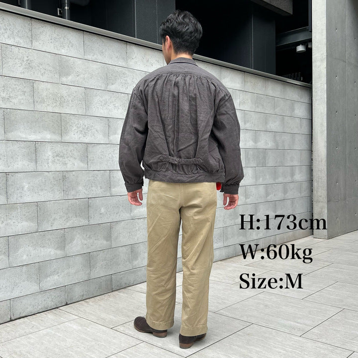 The 2 Monkeys French Work Blouse 【TM11451】