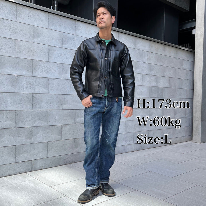 JELADO 44Leather Jacket(44レザージャケット) Horse hide Semi-aniline Finish【JP94409】