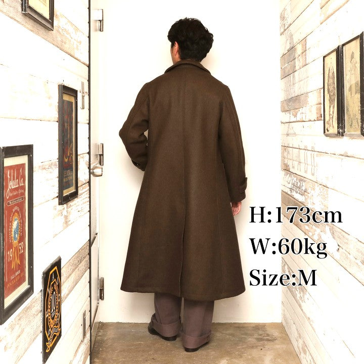 The 2 Monkeys Long-A Wool Over Coat【TM03434】