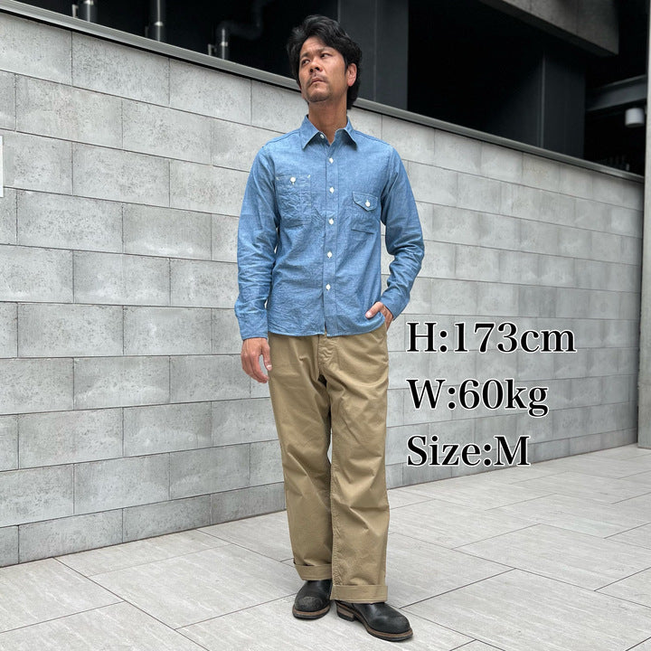 JELADO Smoker Shirt Indigo Chambray【JP94112】