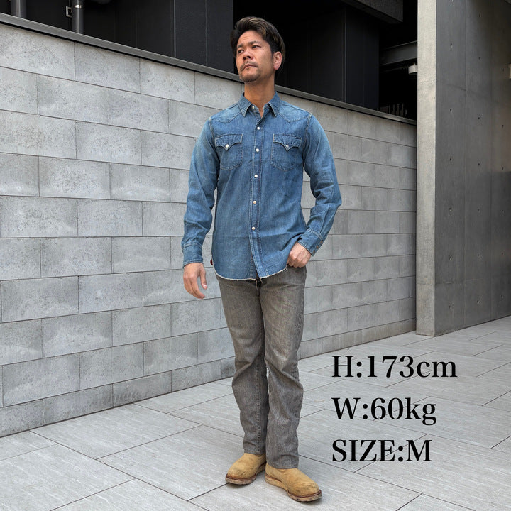 Faded Denim Vaquero Shirt【JP21128】