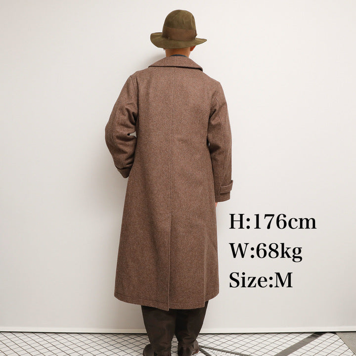 The 2 Monkeys Long-A Wool Over Coat【TM13454】